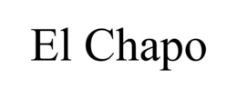 EL CHAPO trademark