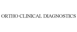 ORTHO CLINICAL DIAGNOSTICS trademark