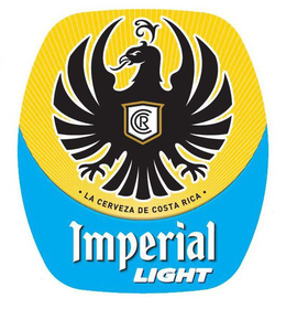 CCR LA CERVEZA DE COSTA RICA IMPERIAL LIGHT trademark
