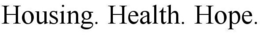 HOUSING. HEALTH. HOPE. trademark