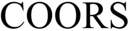 COORS trademark