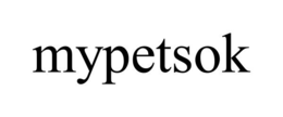 MYPETSOK trademark