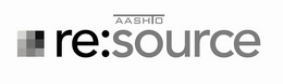 AASHTO RE:SOURCE trademark
