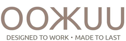 OOKKUU DESIGNED TO WORK · MADE TO LAST trademark