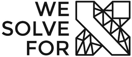 WE SOLVE FOR X trademark