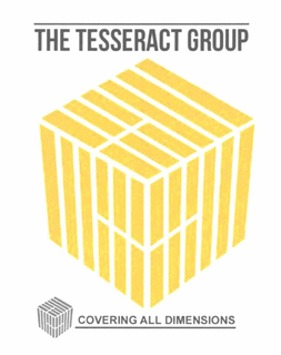 THE TESSERACT GROUP COVERING ALL DIMENSIONS trademark