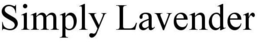 SIMPLY LAVENDER trademark