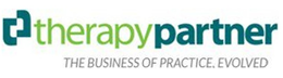 THERAPY PARTNER THE BUSINESS OF PRACTICE EVOLVED trademark
