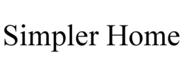 SIMPLER HOME trademark