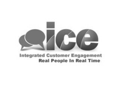 ICE INTEGRATED CUSTOMER ENGAGEMENT REAL PEOPLE IN REAL TIME trademark