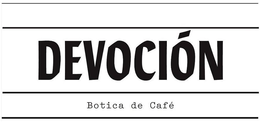 DEVOCIÓN BOTICA DE CAFÉ trademark