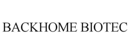 BACKHOME BIOTEC trademark