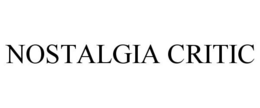 NOSTALGIA CRITIC trademark