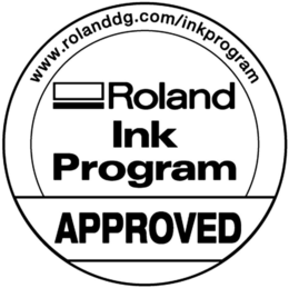 ROLAND INK PROGRAM APPROVED WWW.ROLAND.COM/INKPROGRAM trademark