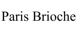 PARIS BRIOCHE trademark