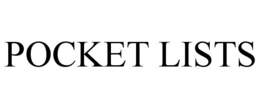 POCKET LISTS trademark