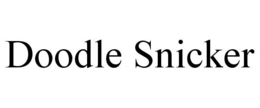 DOODLE SNICKER trademark