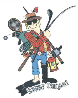 HAPPY CAMPER! I CAMPING MAP trademark