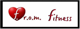 F.R.O.M. FITNESS trademark