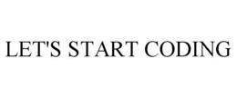 LET'S START CODING trademark