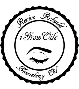 REVIVE REBUILD IGROW OILS NOURISHING OIL trademark