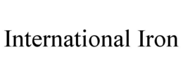 INTERNATIONAL IRON trademark