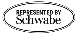 REPRESENTED BY SCHWABE trademark