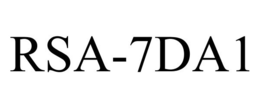 RSA-7DA1 trademark