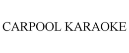 CARPOOL KARAOKE trademark