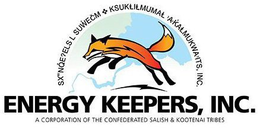 SX NQE ELS L SUWECM KSUKLILMUMAL A·KALMUKWA ITS, INC. ENERGY KEEPERS, INC. A CORPORATION OF THE CONFEDERATED SALISH & KOOTENAI TRIBES trademark
