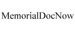 MEMORIALDOCNOW trademark