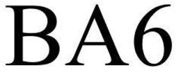 BA6 trademark