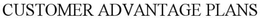 CUSTOMER ADVANTAGE PLANS trademark