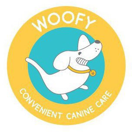 WOOFY CONVENIENT CANINE CARE W trademark