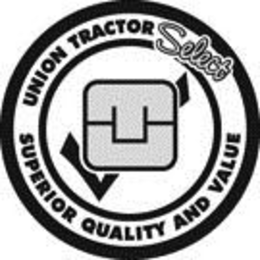 UT UNION TRACTOR SELECT SUPERIOR QUALITY AND VALUE trademark