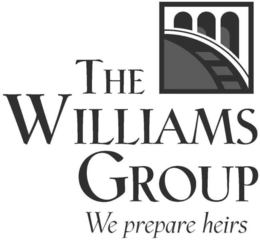 THE WILLIAMS GROUP WE PREPARE HEIRS trademark