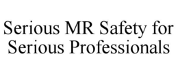 SERIOUS MR SAFETY FOR SERIOUS PROFESSIONALS trademark
