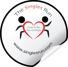 THE SINGLES RUN COME TO RUN STAY TO MINGLE WWW.THESINGLESRUN.COM trademark