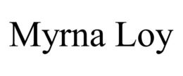 MYRNA LOY trademark