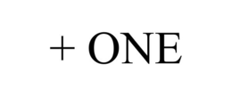 + ONE trademark