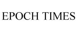 EPOCH TIMES trademark