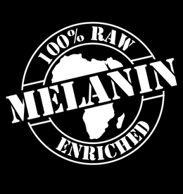 100% RAW MELANIN ENRICHED trademark