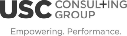 USC CONSULTING GROUP EMPOWERING. PERFORMANCE. trademark