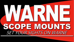 WARNE SCOPE MOUNTS SET YOUR SIGHTS ON WARNE trademark