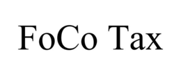 FOCO TAX trademark