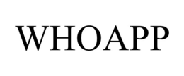 WHOAPP trademark