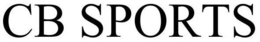 CB SPORTS trademark