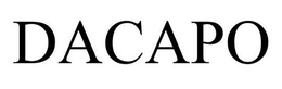 DACAPO trademark