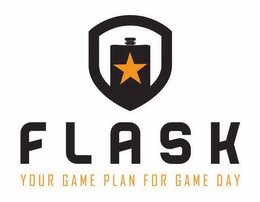 FLASK YOUR GAME PLAN FOR GAME DAY trademark