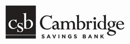 CSB CAMBRIDGE SAVINGS BANK trademark